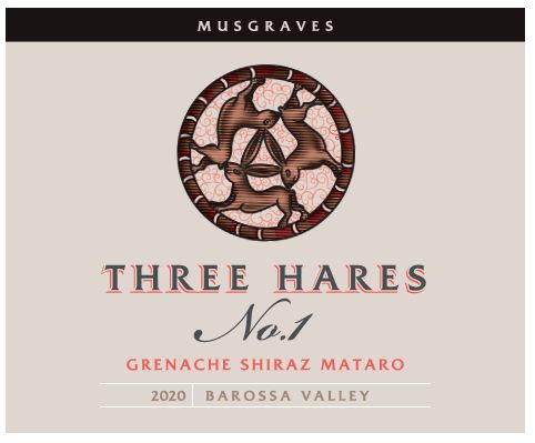 Three Hares wine label