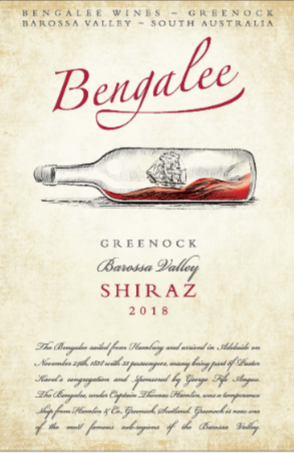 Bengalee Shiraz Label