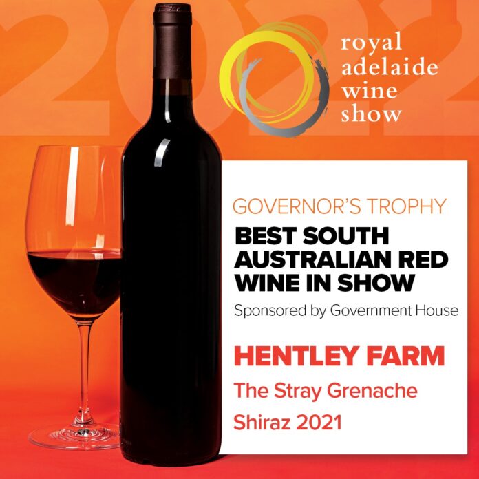 Adelaide Show Trophy for the Barossa's Hentley Farm