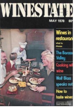 The first issue of Winestate - May 1978