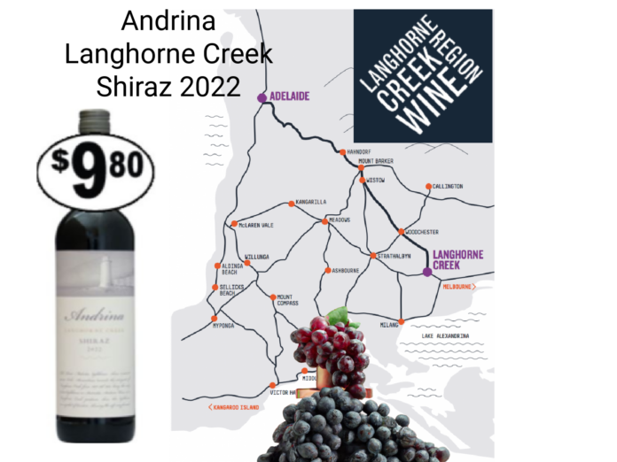Andrina Shiraz - a bargain of a wine from a premium wine region